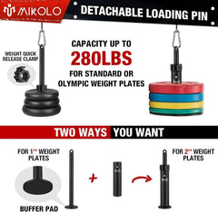 Pulley system with upgraded load pin, home gym equipment 07FC0E-D4 - KOEEK [4]