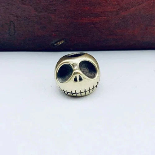 Pumpkin Lanyard Bead Skull Paracord Knife Beads Solid Brass EDC Pendant Tool 07FC0E-D4 - KOEEK [10]