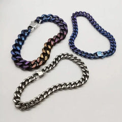 Pure Titanium Bracelet Keychain Anti-Allergic Anti-rust Jewelry Wristband EDC 07FC0E-D4 - KOEEK [1]