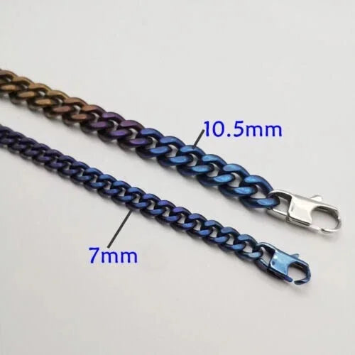 Pure Titanium Bracelet Keychain Anti-Allergic Anti-rust Jewelry Wristband EDC 07FC0E-D4 - KOEEK [7]