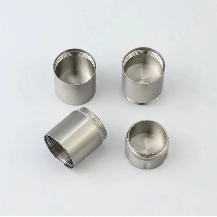 Pure Titanium Pill Holder Case Container Organizer Waterproof Portable EDC Gift 07FC0E-D4 - KOEEK [4]