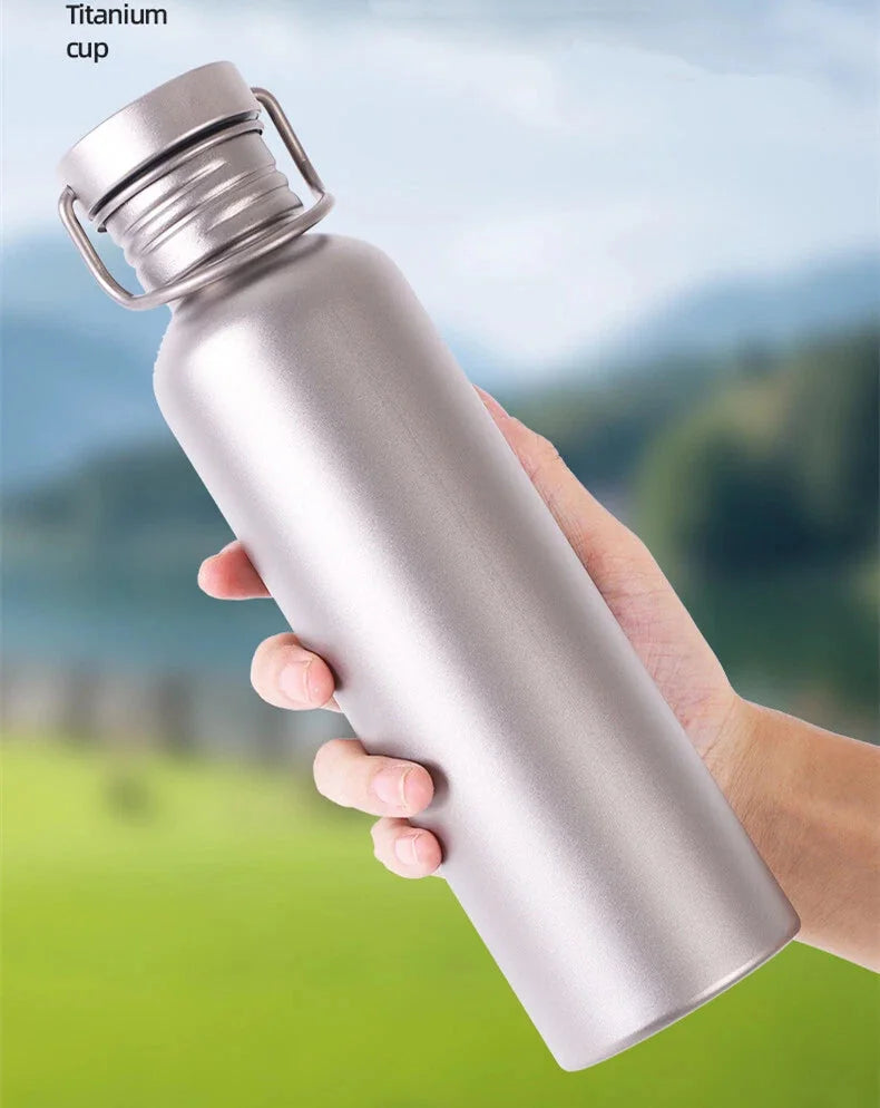 Pure Titanium Water Coffee Tea Bottles Flasks Portable Outdoor Camping Travel 07FC0E-D4 - KOEEK [10]