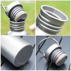 Pure Titanium Water Coffee Tea Bottles Flasks Portable Outdoor Camping Travel 07FC0E-D4 - KOEEK [3]