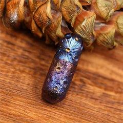 Pure Titanium Waterproof Pill Holder Case Container Keychain Handmade EDC Gift 07FC0E-D4 - KOEEK [4]