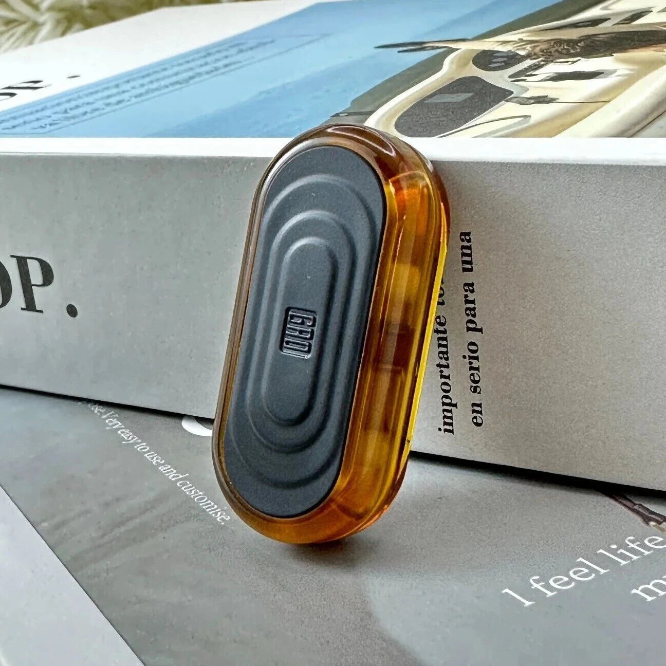 Push Card Mechanical PPB Adult Office Haptic Slider Stress Relief Fidget Toy 07FC0E-D4 - KOEEK [1]