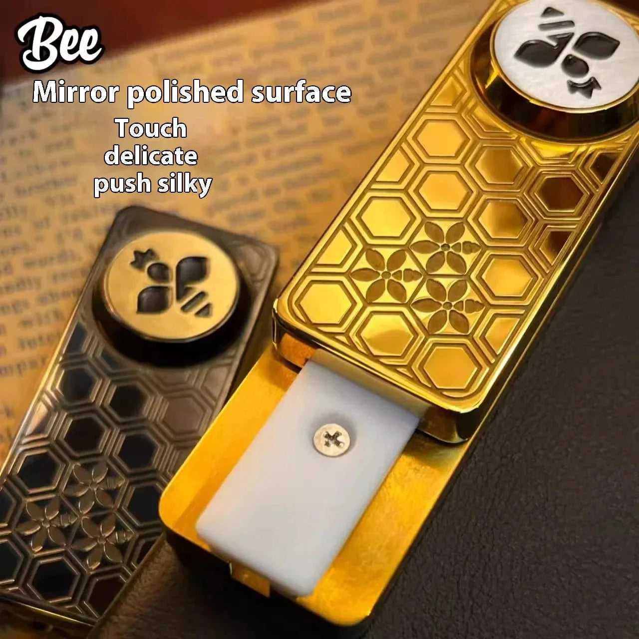 Queen Bee Stinger EDC Mechanical Push Card Fidget Stress Relief Toy 07FC0E-D4 - KOEEK [5]