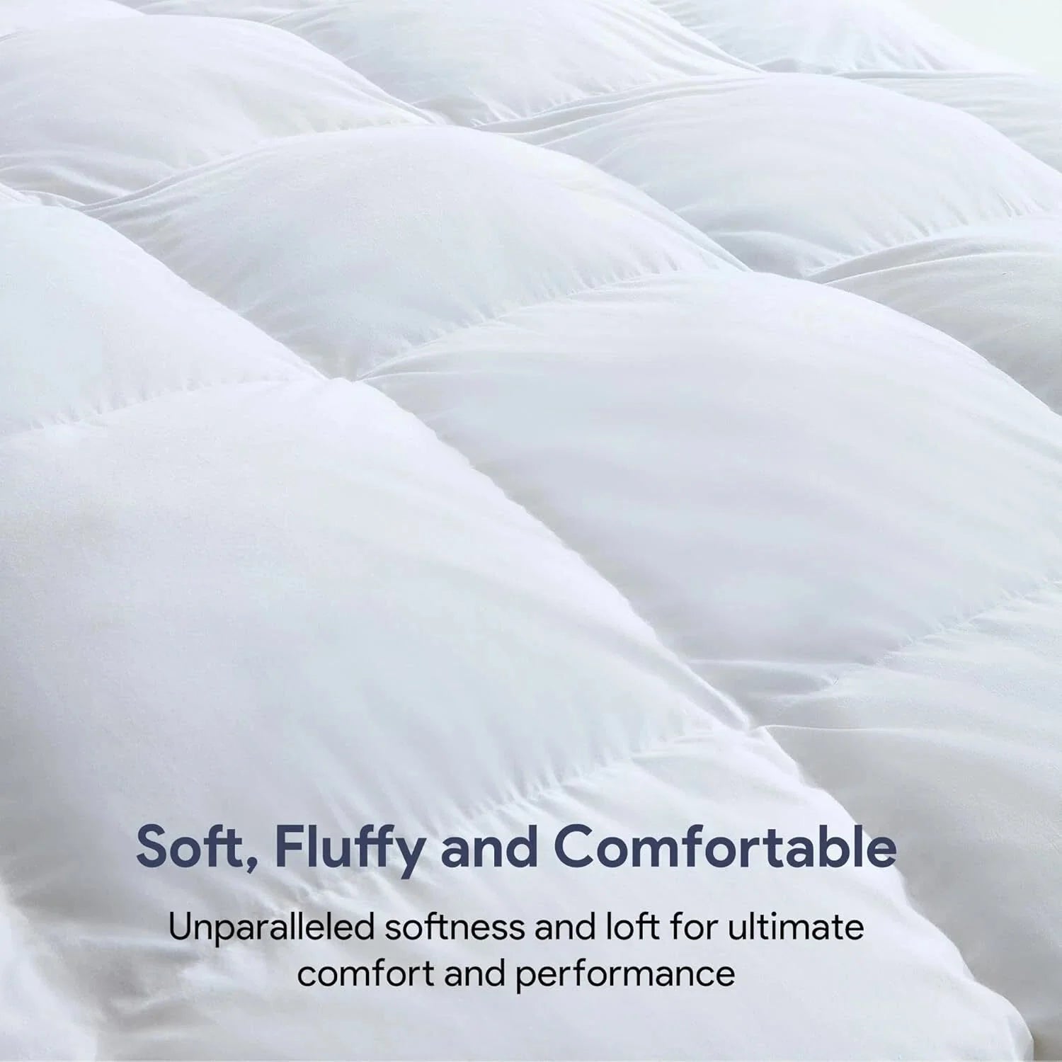 Queen Size All Season White Duvet Cover Super Soft  Cotton Cover Fluffy 07FC0E-D4 - KOEEK [5]