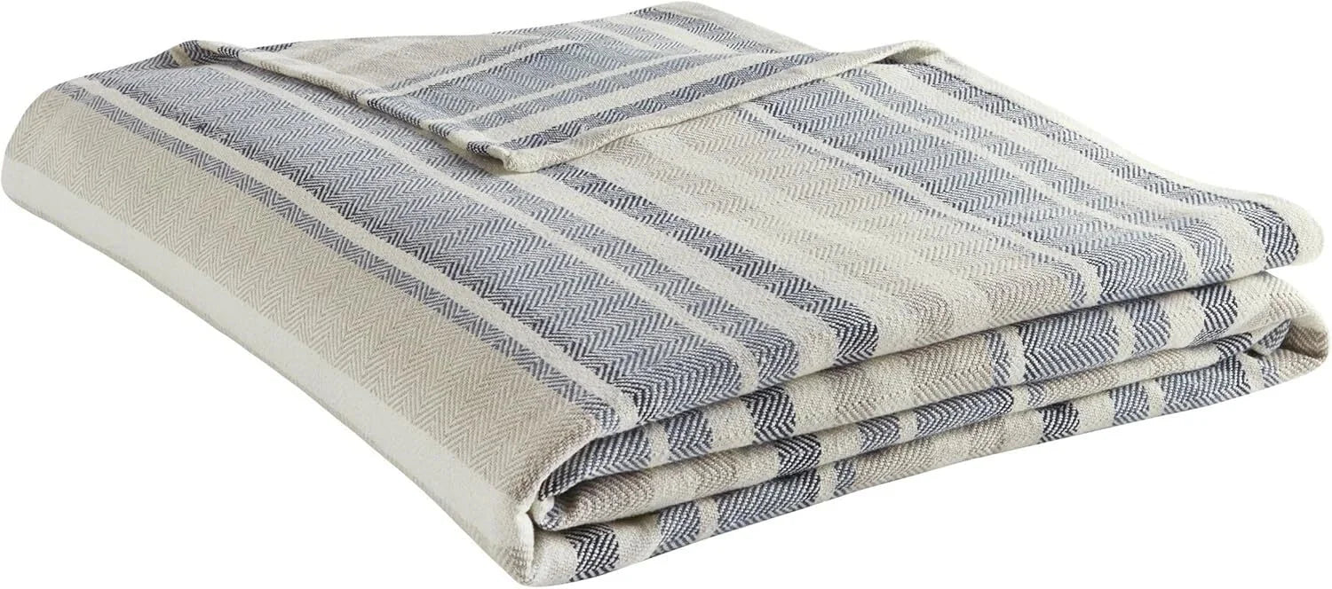 Queen Size Blanket, Lightweight Cotton Bedding, Home Decor for All Seasons 07FC0E-D4 - KOEEK [2]