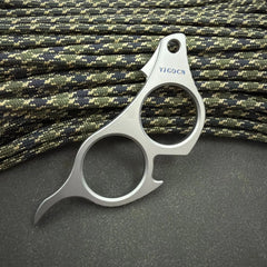 RIHE Design TC4 TITANIUM kangaroo EDC Mini Tool ruit orange peeler Bottle opener 07FC0E-D4 - KOEEK [2]