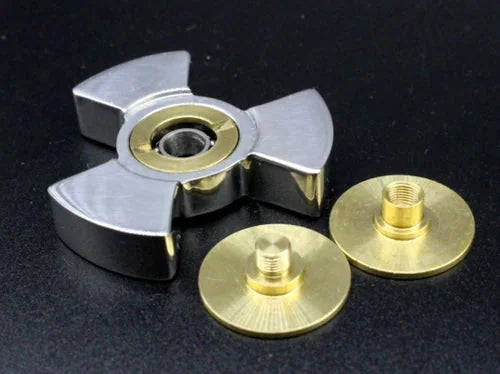 Radiation Three Leaf Fidget Spinner Adult Metal Fidget EDC Toy ADHD Hand Spinner 07FC0E-D4 - KOEEK [7]