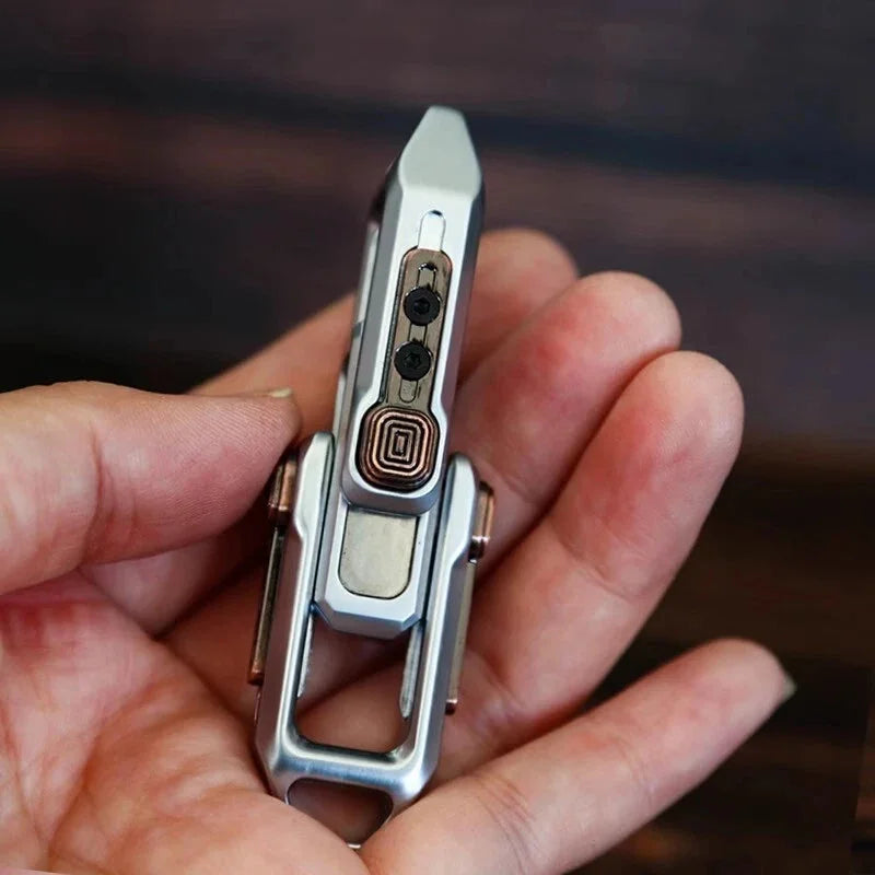 Relative Lock Push Slider EDC Fidget Slider Adult Metal Fidget Toys ADHD Tool 07FC0E-D4 - KOEEK [7]