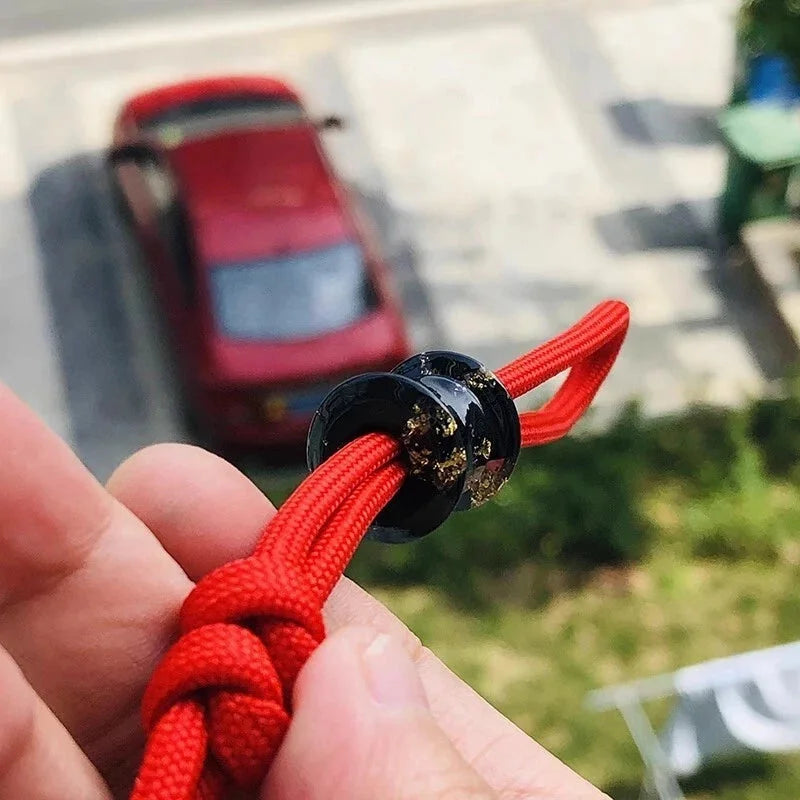 Resin Lanyard Paracord Knife Beads Pendant ecklace DIY Cord Pendants EDC Beads 07FC0E-D4 - KOEEK [6]