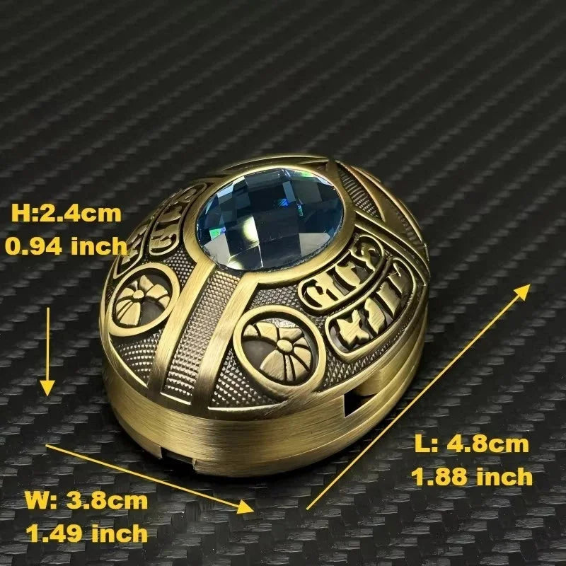Retro Metal EDC Fidget Toy Exquisite Zinc Alloy Push Fidget Slider Office Gadget 07FC0E-D4 - KOEEK [6]