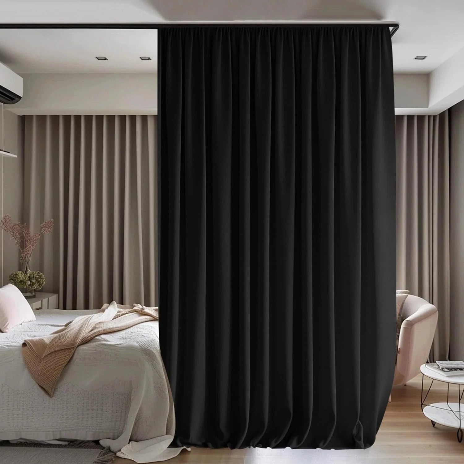 Room divider curtains Flexible ceiling track set Curtain tracks 07FC0E-D4 - KOEEK [6]