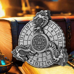 Roulette Spinner Metal DND Dice for Dungeon and Dragons DND Playing Game 7 in 1 07FC0E-D4 - KOEEK [1]