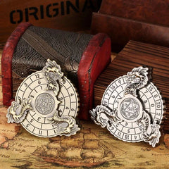 Roulette Spinner Metal DND Dice for Dungeon and Dragons DND Playing Game 7 in 1 07FC0E-D4 - KOEEK [3]