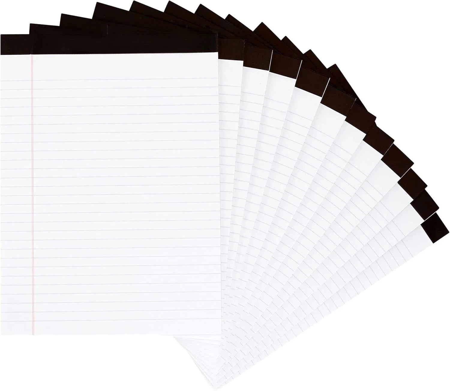 SERIFIED WRITING NOTEBOOKS, 8.5 inches x 11.75 inches, white,(12 packages of 50) 07FC0E-D4 - KOEEK [1]