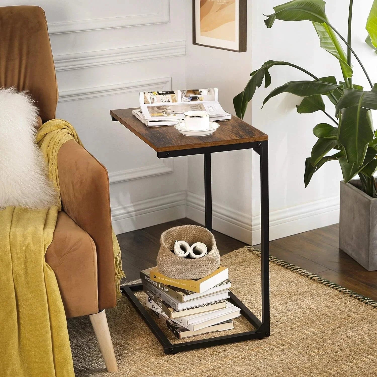 Shaped side table, small coffee table for sofa or couch for living room 07FC0E-D4 - KOEEK [5]