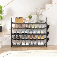 Shoe Rack 5 Tier Shoe Organizer Storage 20-25 Pairs Shoes Rack for Closet Shoes 07FC0E-D4 - KOEEK [4]