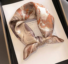 Silk Mulberry Scarf Square Wrap Rendering Print Shawl 53X53cm Neckerchief 07FC0E-D4 - KOEEK [1]