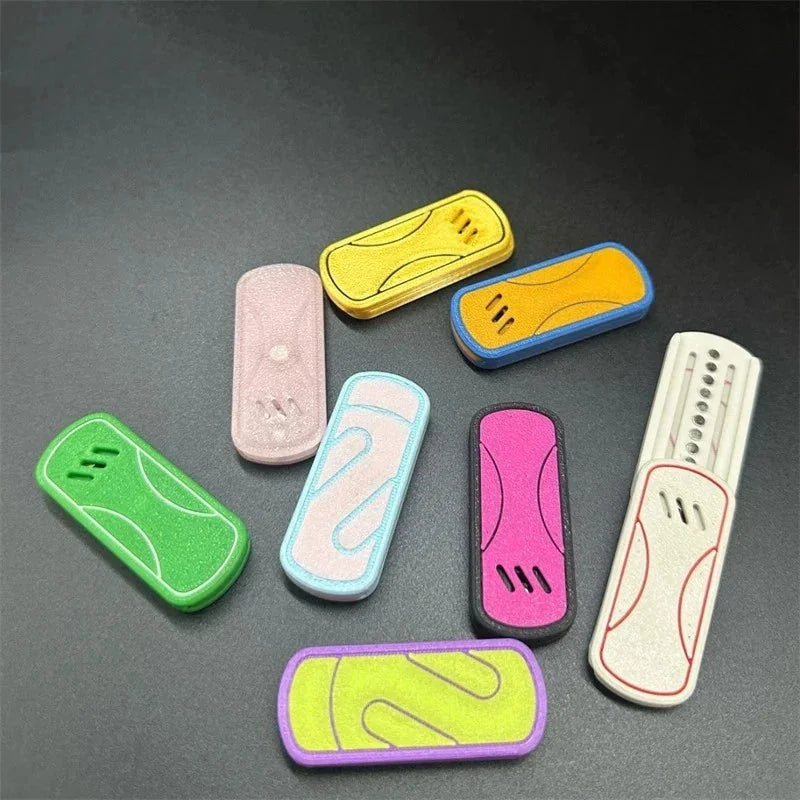 Simple Machinery Push EDC Fidget Slider Fashion Plastic Stress Relief Toy 07FC0E-D4 - KOEEK [1]