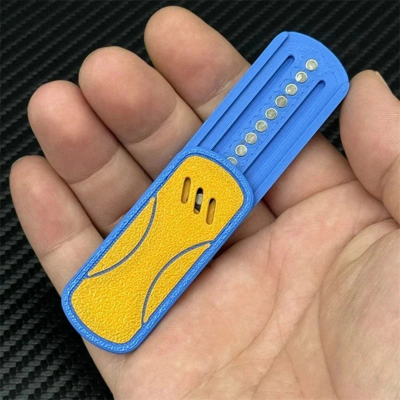 Simple Machinery Push EDC Fidget Slider Fashion Plastic Stress Relief Toy 07FC0E-D4 - KOEEK [6]