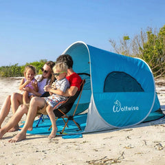 Simple Pop-up 3-4 Person Beach Tent Sport Umbrella Instant Awning 07FC0E-D4 - KOEEK [3]