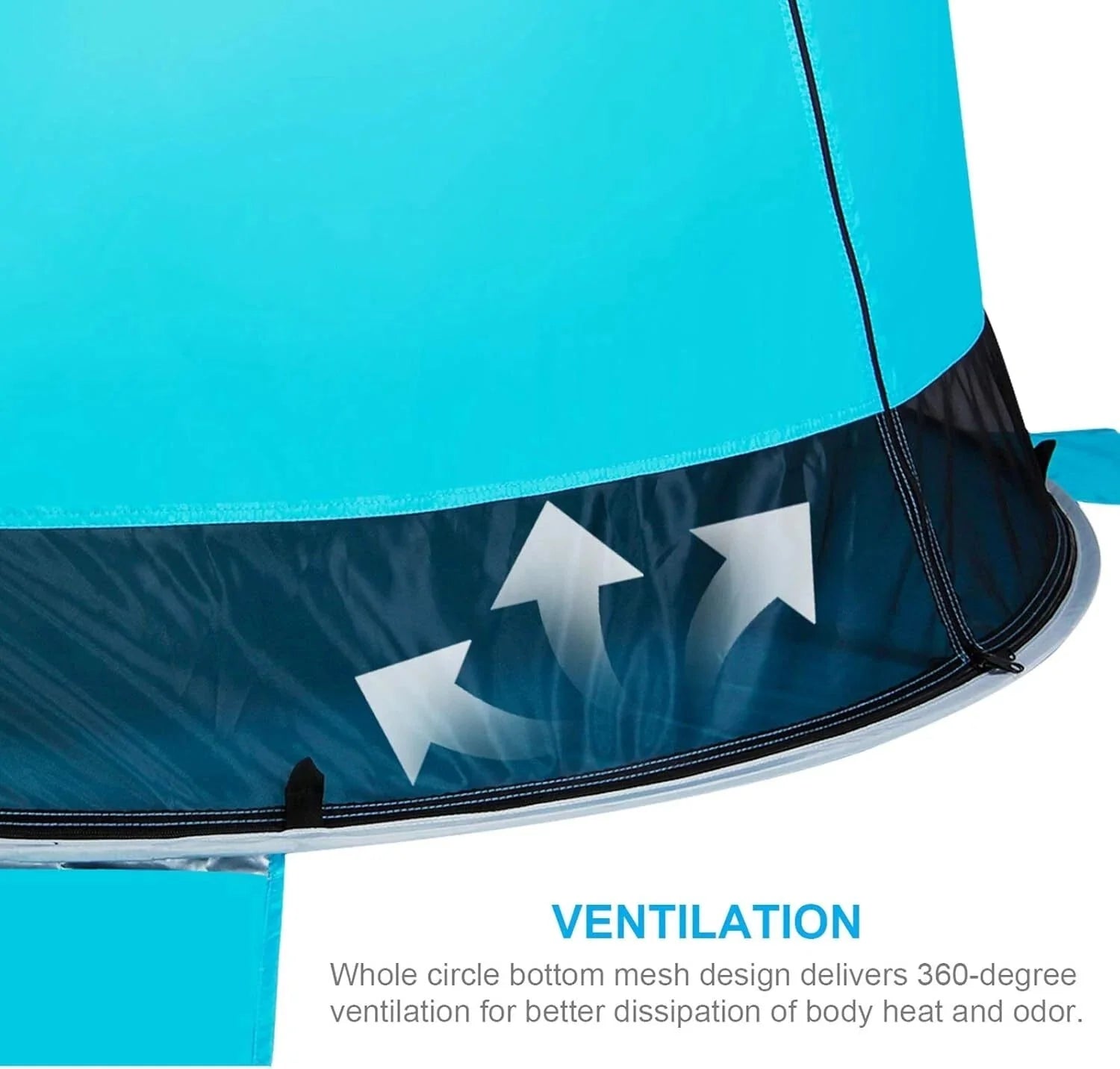 Simple Pop-up 3-4 Person Beach Tent Sport Umbrella Instant Awning 07FC0E-D4 - KOEEK [8]