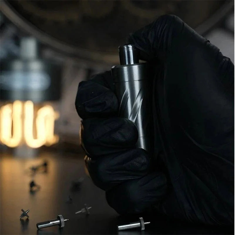 Simple Stainless Steel EDC Fidget Toys Stress Relief Silent Fidget Spinner 07FC0E-D4 - KOEEK [2]