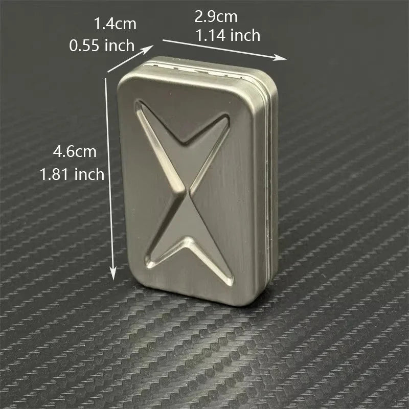 Simple X EDC Fidget Slider Zinc Alloy Push Fidget Toy Fashion Metal ADHD Tools 07FC0E-D4 - KOEEK [8]