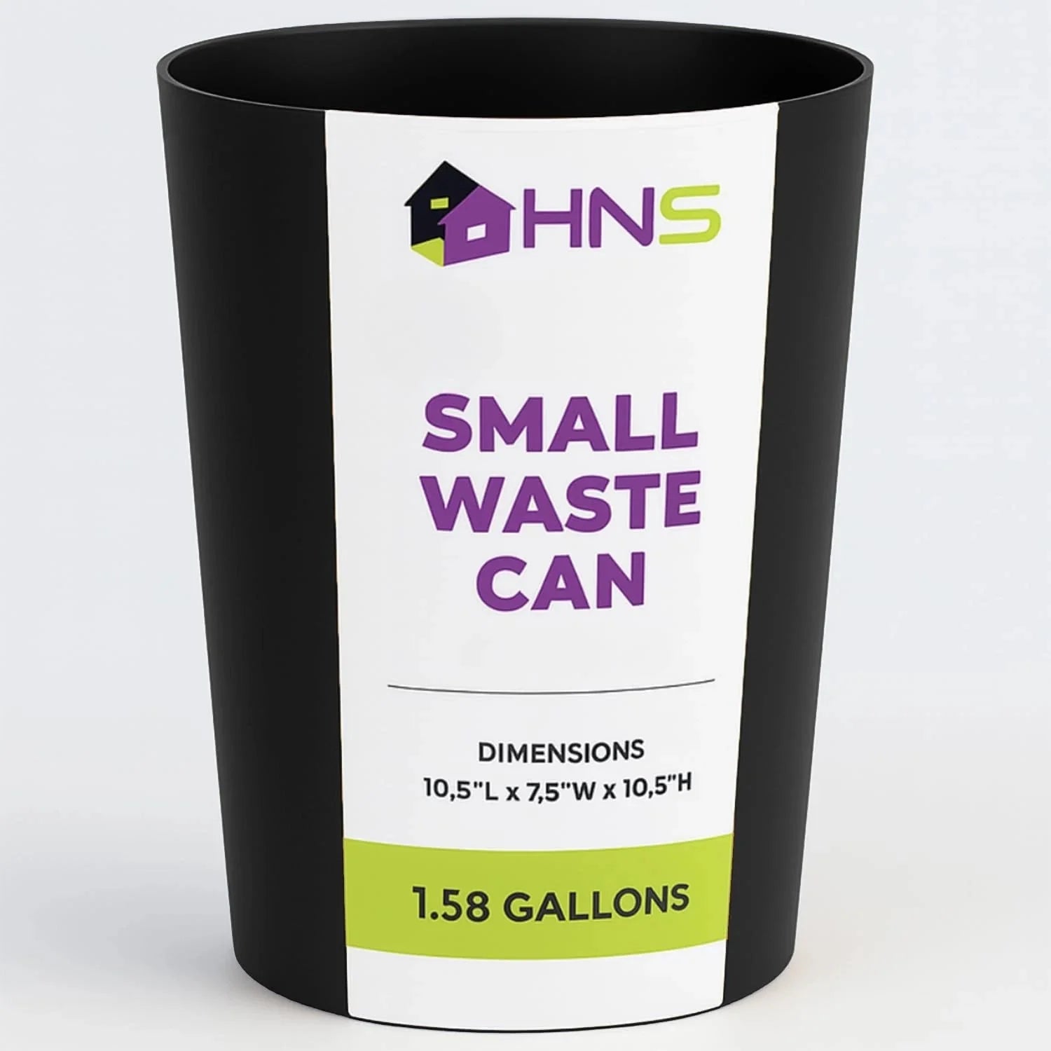 Small trash can - 1.58 gallon open top trash can, compact trash can 07FC0E-D4 - KOEEK [1]