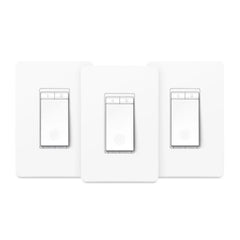 Smart Dimmer Switch, Wi-Fi Light Switch, UL Listed, No Hub Required, 3-Pack 07FC0E-D4 - KOEEK [1]