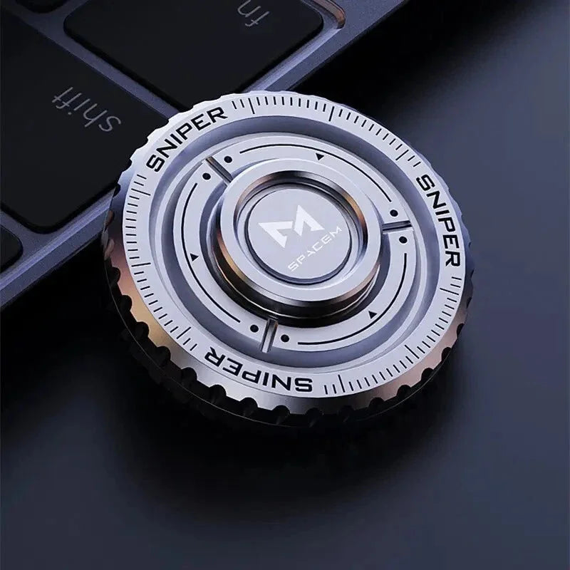 Sniper Mechanical Ratchet Fidget Spinner Fidget Clicker Adult Fidget EDC Toys 07FC0E-D4 - KOEEK [1]