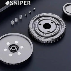 Sniper Mechanical Ratchet Fidget Spinner Fidget Clicker Adult Fidget EDC Toys 07FC0E-D4 - KOEEK [4]