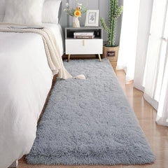 Soft Runner Rugs for Bedroom Living Room Plush Fluffy Rug 2x6 Feet, Shag Furry 07FC0E-D4 - KOEEK [2]