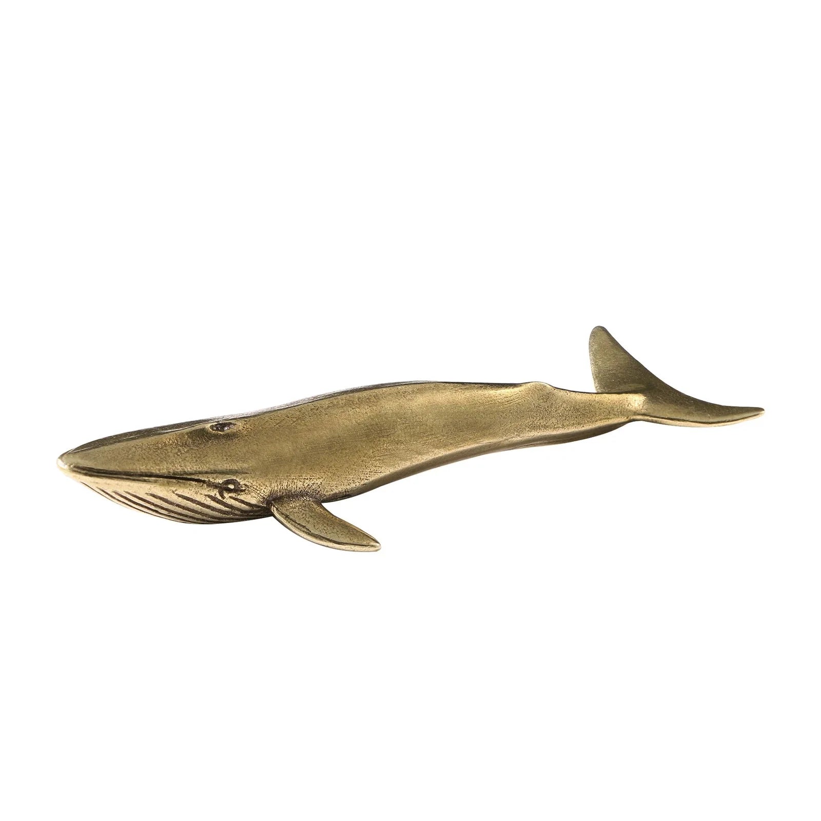 Solid Brass Whale Figurine Small Statue Home Ornament Figurines Collectibles Toy 07FC0E-D4 - KOEEK [5]