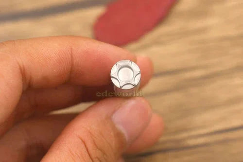 Solid TC4 Titanium Alloy Keychain Necklace Pendant Outdoor Survival EDC WR-III 07FC0E-D4 - KOEEK [4]