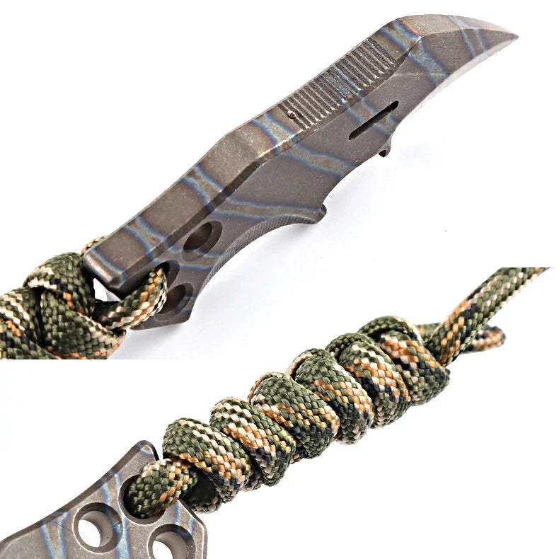 Solid Titanium Alloy Outdoor Multi Tool Pry Bar Crowbar Opener Unboxing EDC 07FC0E-D4 - KOEEK [10]
