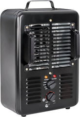 Space Heater, Electric Heater with Thermostat, 3-Segment Heat Setting, Black 07FC0E-D4 - KOEEK [1]