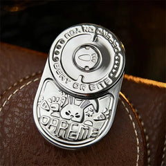 Stainless Steel Angry Rabbit Fidget Slider Mechanical Ratchet Fidget EDC Toys 07FC0E-D4 - KOEEK [2]