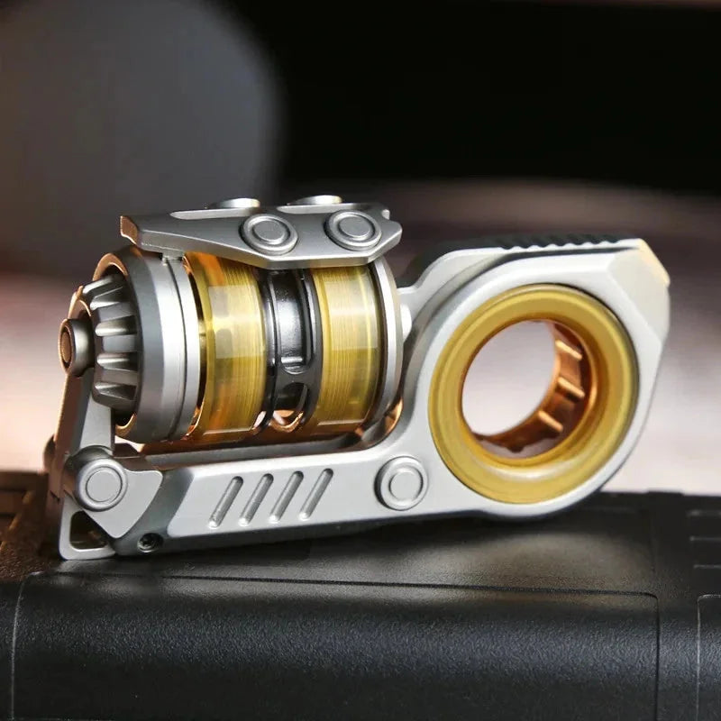 Stainless Steel EDC Fidget Toy Focus Pusher Egg, ADHD Stress Relief Gift 07FC0E-D4 - KOEEK [10]