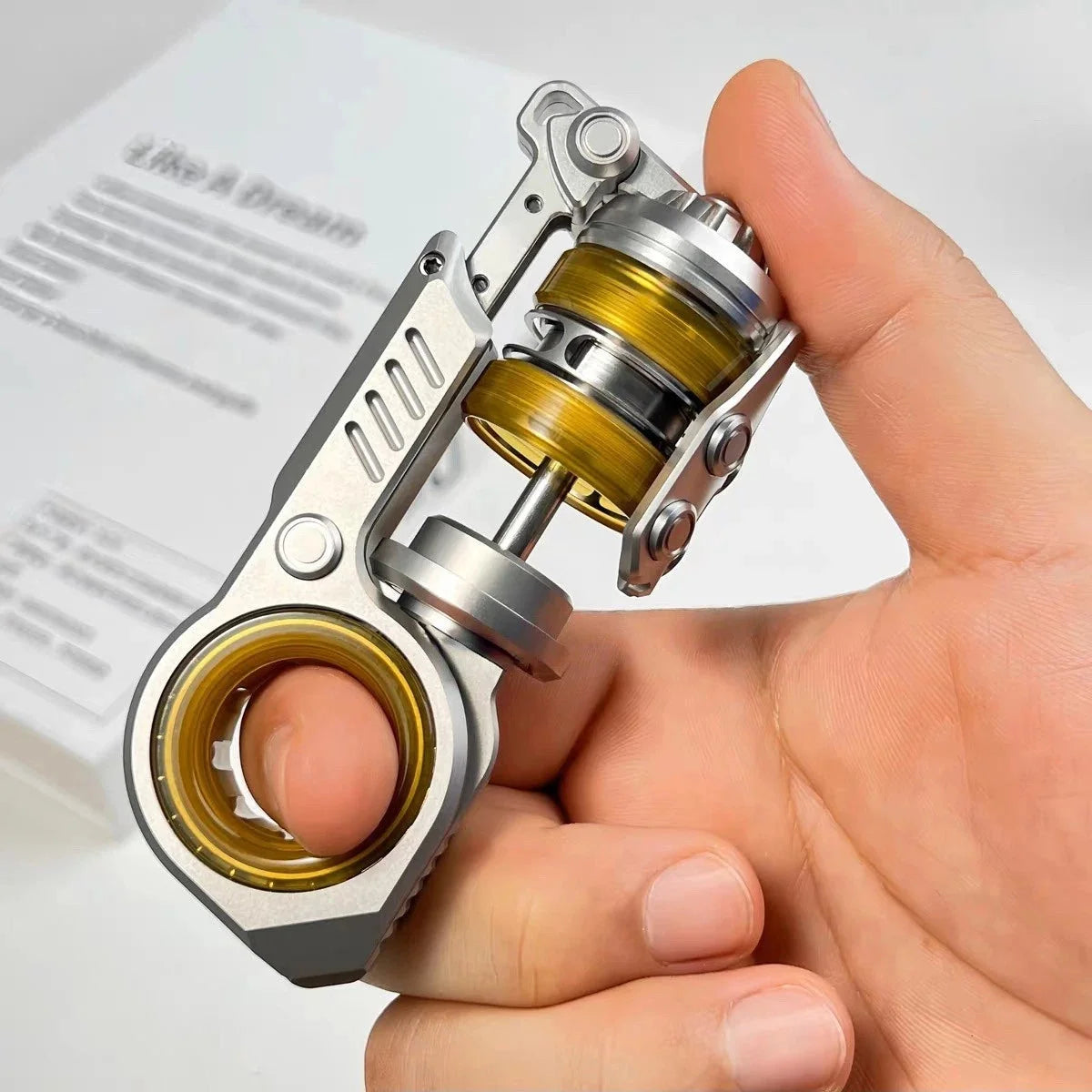Stainless Steel EDC Fidget Toy Focus Pusher Egg, ADHD Stress Relief Gift 07FC0E-D4 - KOEEK [7]