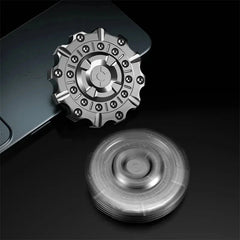 Stainless Steel Fidget Clicker Spinner Hand Spinner Adult Fidget EDC Toys Gifts 07FC0E-D4 - KOEEK [2]