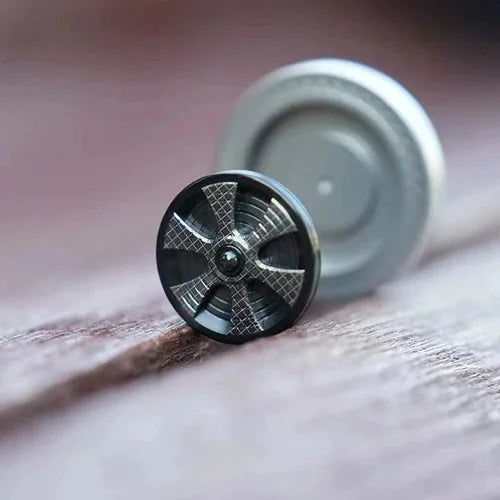 Stainless Steel Fidget Slider Spinning Top Stress Relief Fidget Spinner EDC Toys 07FC0E-D4 - KOEEK [10]