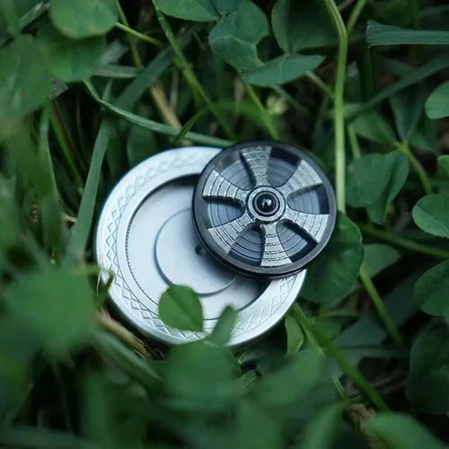 Stainless Steel Fidget Slider Spinning Top Stress Relief Fidget Spinner EDC Toys 07FC0E-D4 - KOEEK [9]