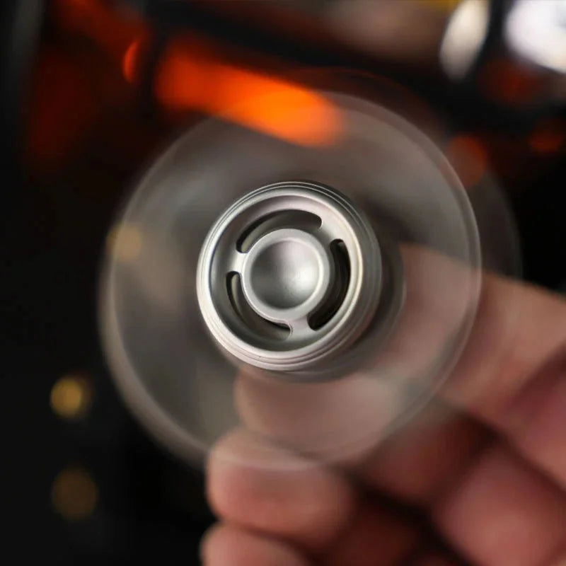 Stainless Steel Fidget Spinner EDC Fidget Toy Anxiety Stress Relief Spinning Toy 07FC0E-D4 - KOEEK [5]