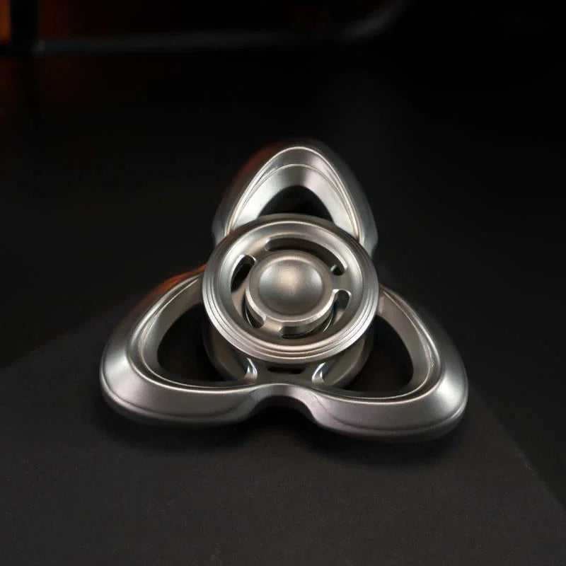 Stainless Steel Fidget Spinner EDC Fidget Toy Anxiety Stress Relief Spinning Toy 07FC0E-D4 - KOEEK [8]