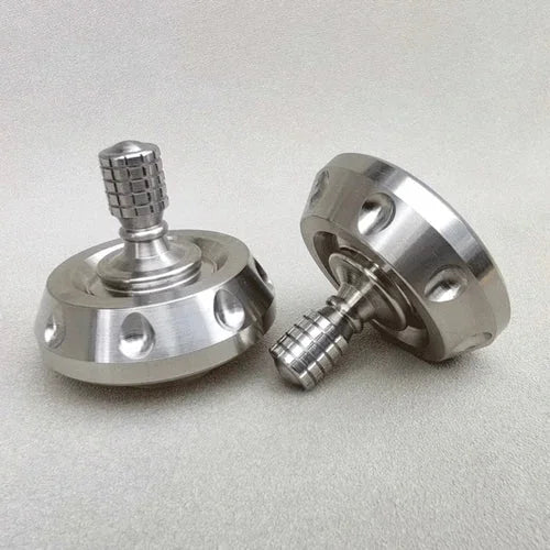 Stainless Steel Spinning Top Desktop Spinner Gyroscope Fidget Toy Stress Relief 07FC0E-D4 - KOEEK [1]
