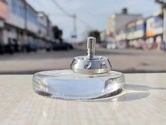 Stainless Steel Spinning Top Desktop Spinner Gyroscope Fidget Toy Stress Relief 07FC0E-D4 - KOEEK [3]