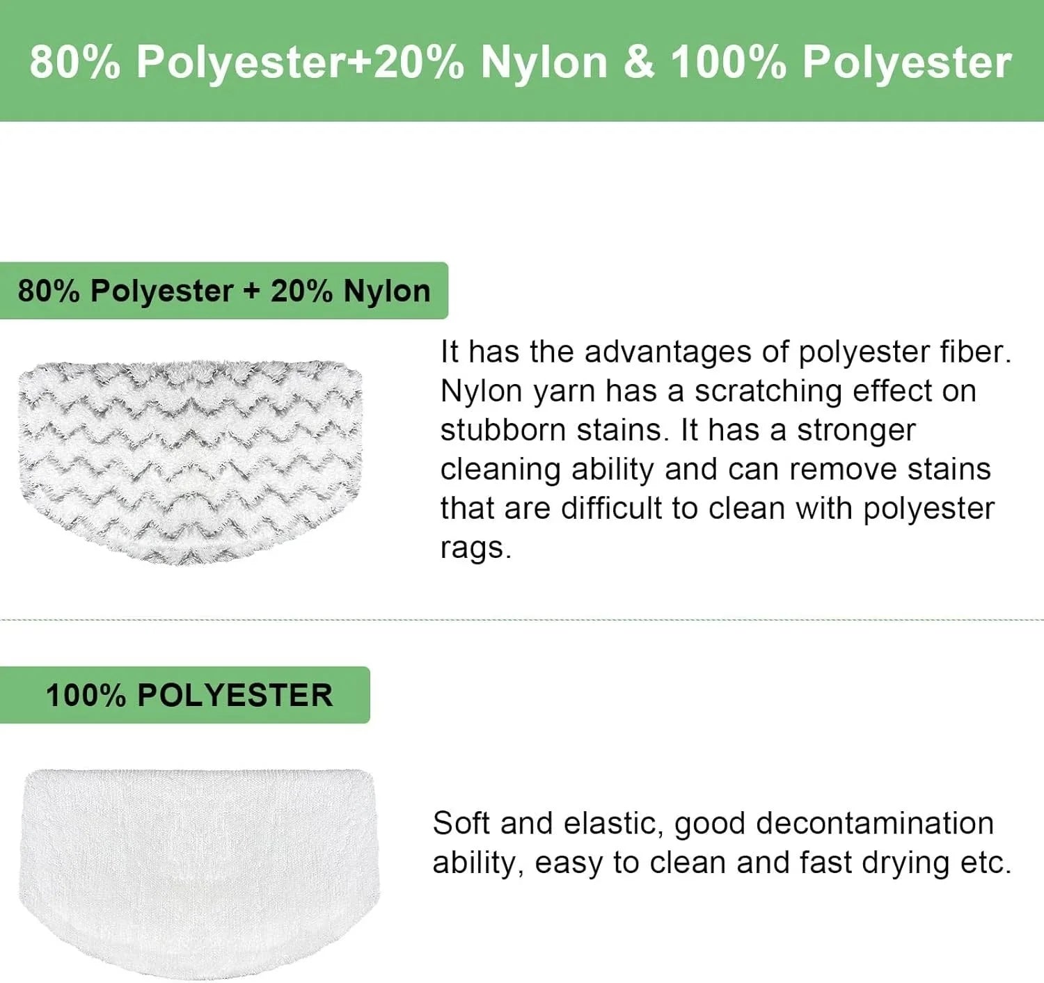 Steam Mop Pad, Steam Mop Deluxe Edition Pet Lift-Up Extended Length 07FC0E-D4 - KOEEK [4]